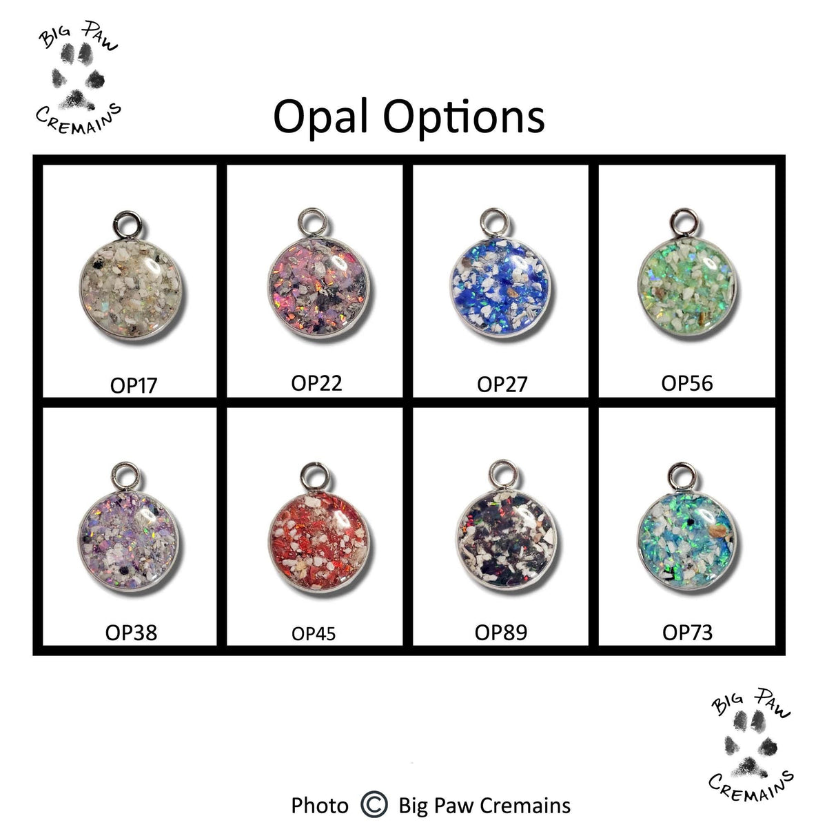 Filigree Heart Cremation Locket: Opal and Ashes Memorial Keepsake Necklace